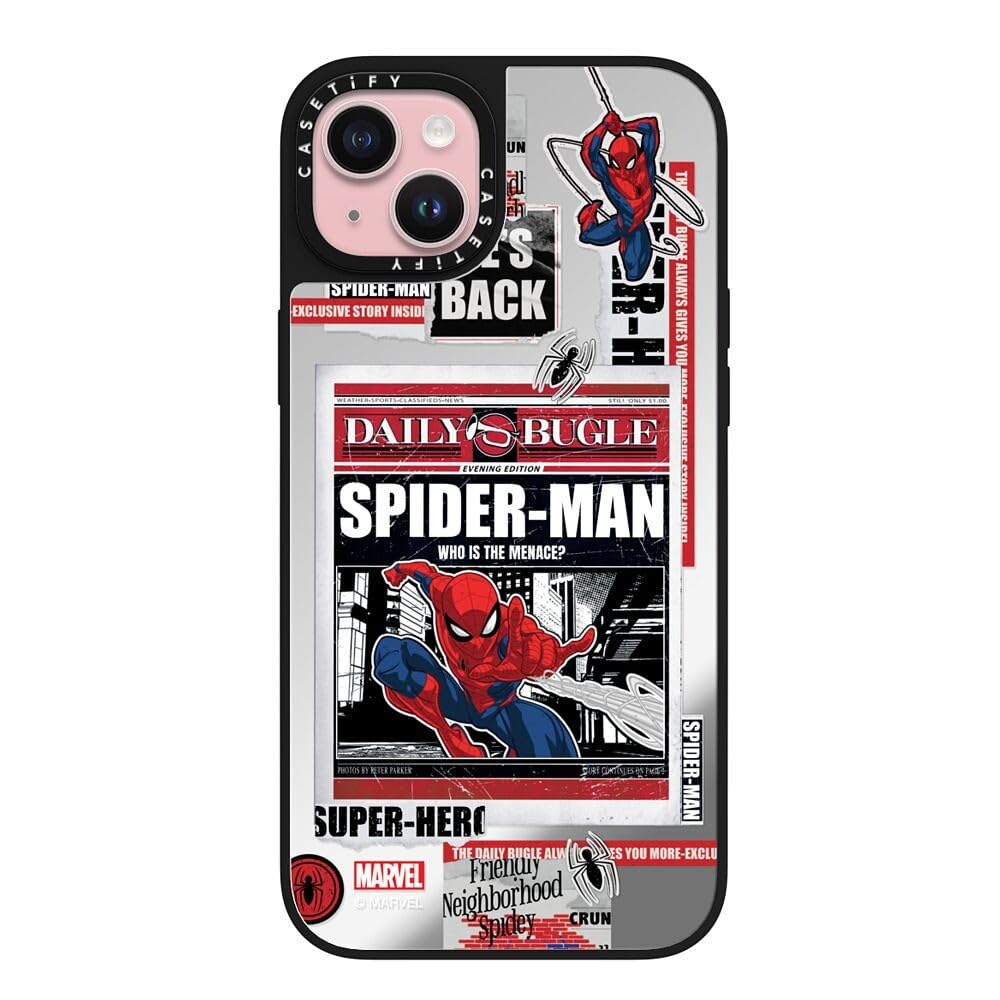 Amazon.com: CASETiFY Mirror iPhone 15 Plus Case [Spider-Man Co-Lab