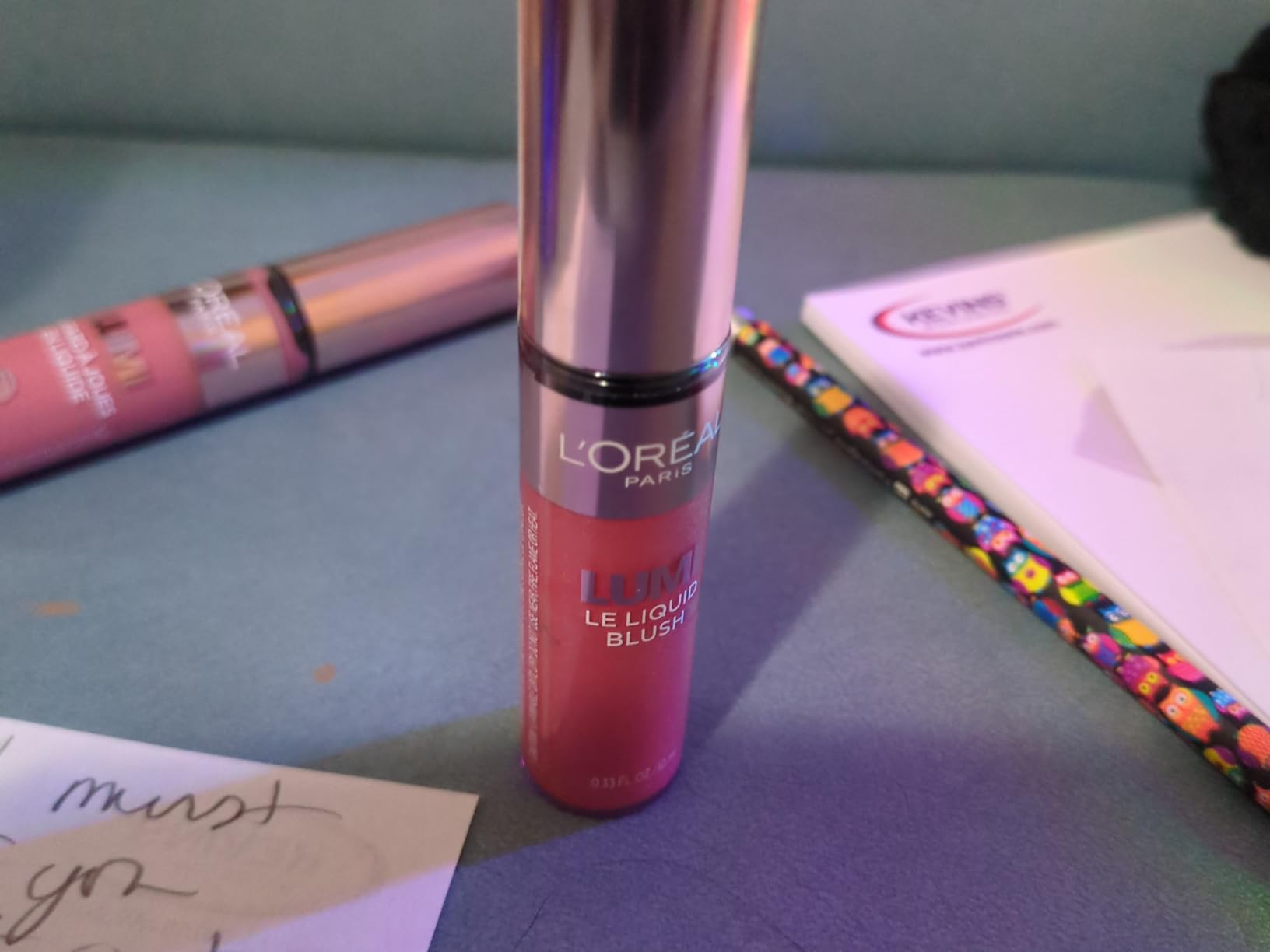 L'Oreal Paris True Match Lumi Le Liquid Blush, Intense Lightweight Blush Formula With Liquid Pigments, Glowy Gold Pink, 0.33 Fl Oz