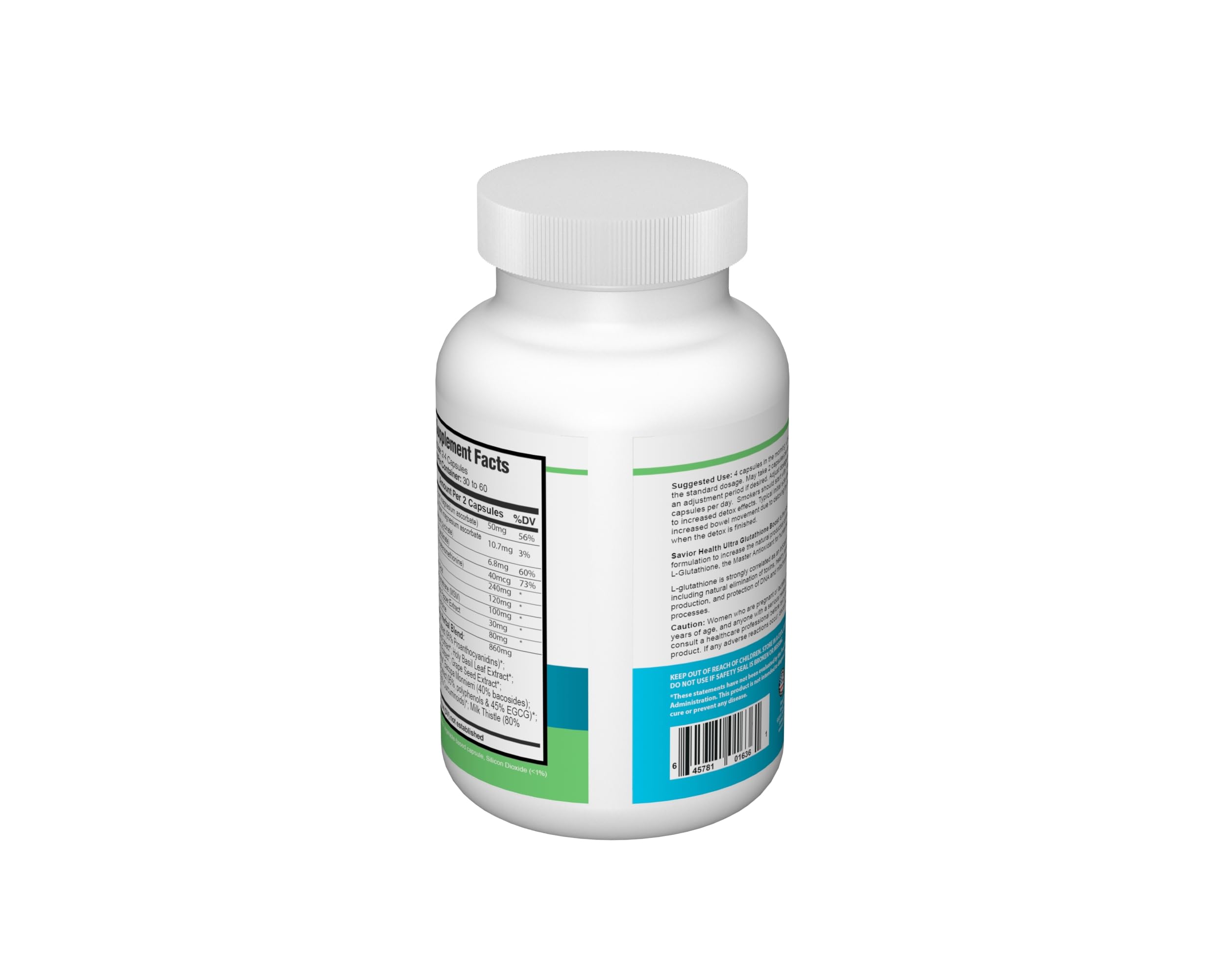 Glutathione 50 000 000 Mg + Vitamines C Et E - Soin Blanchissant 99% Pur, Neuf