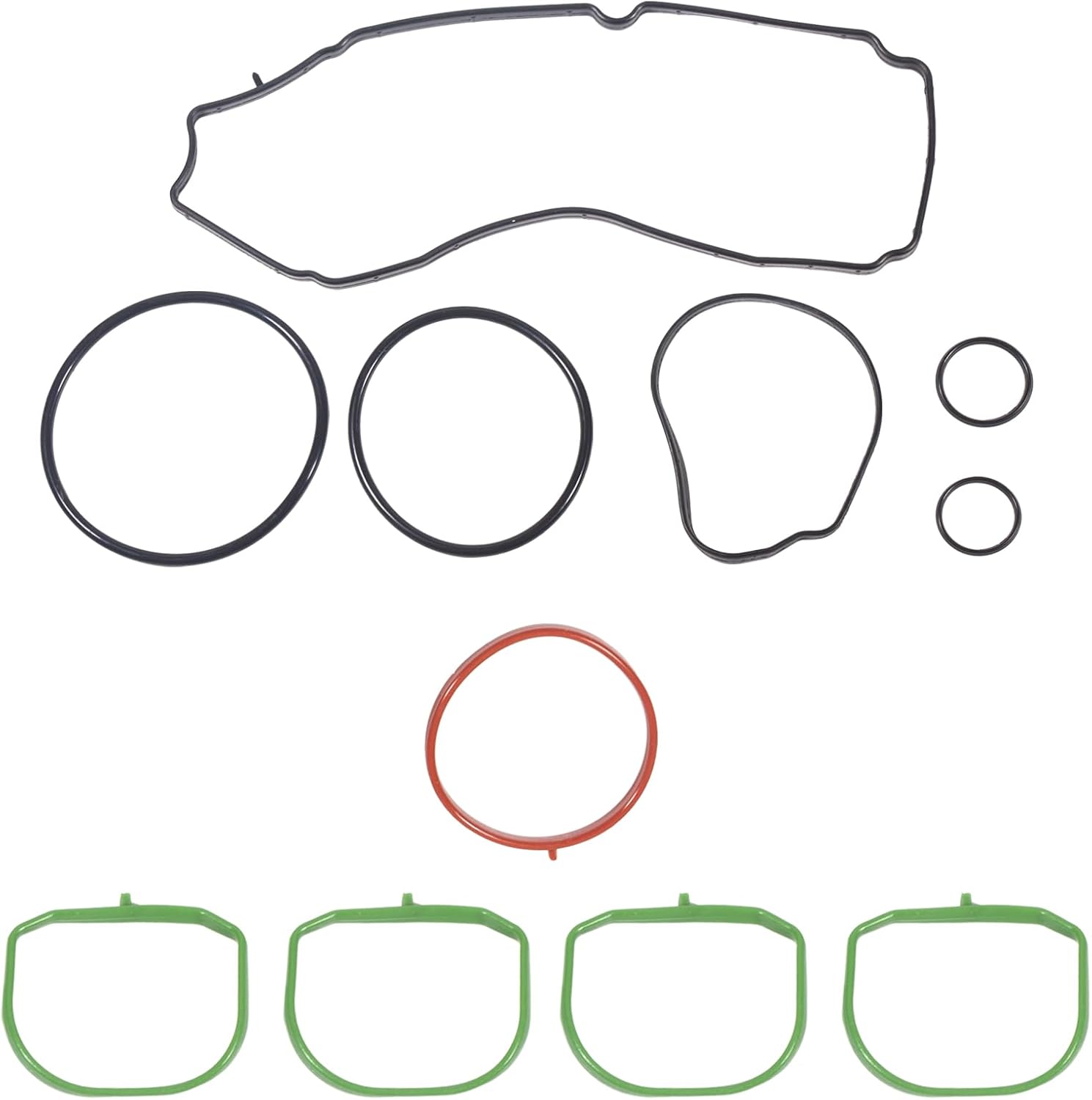 MS 96634 For For d Focus 2.0 Engine Intake Manifold Gasket&Oil-water Separator Gasket Escape Fusion Ranger Transit Connect,Mazda 3 Mazda 5 Mazda 6 Mercury Mariner Milan 2.0 2.3 2.5 MS96634 2004-2020