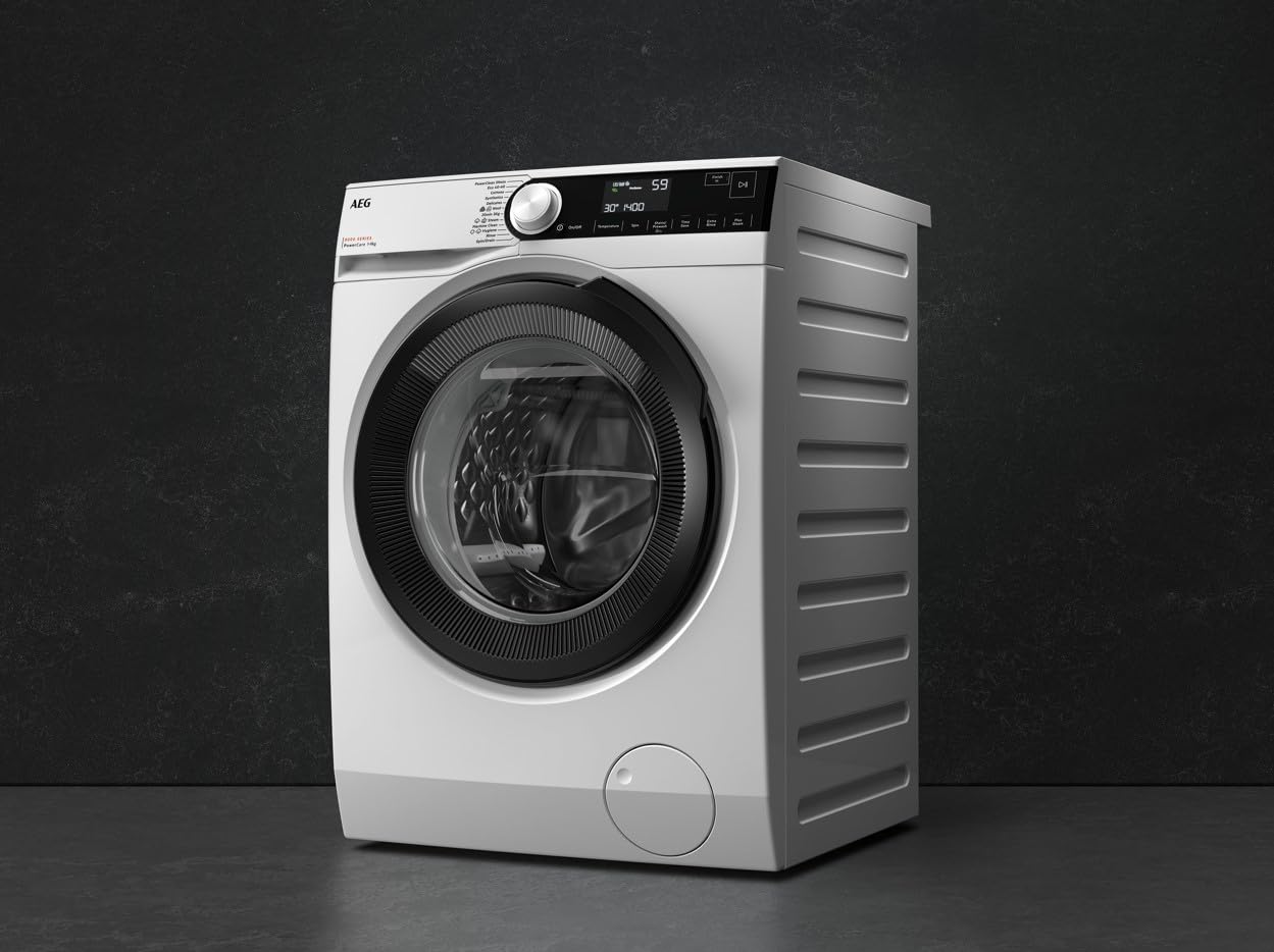 AEG Waschmaschine 9kg Serie 7000 ProSteam Dampf-Programm 1400 U/min A-20% Leise Mengenautomatik Nachlegefunktion Startzeitvorwahl Vollwasserstopp