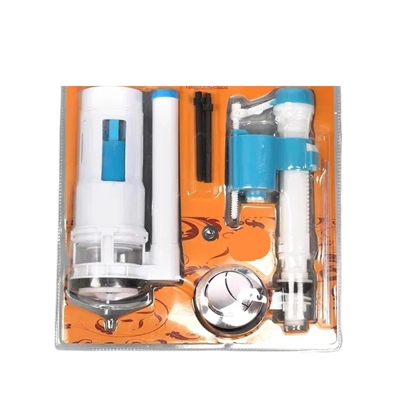 XPJYUA Toilet Drain Valve Universal Toilets Tank Filling Valves Adjustable Water Repair Fitting Kit f 20cm-28cm Toilet Inlet Valve(White 2)