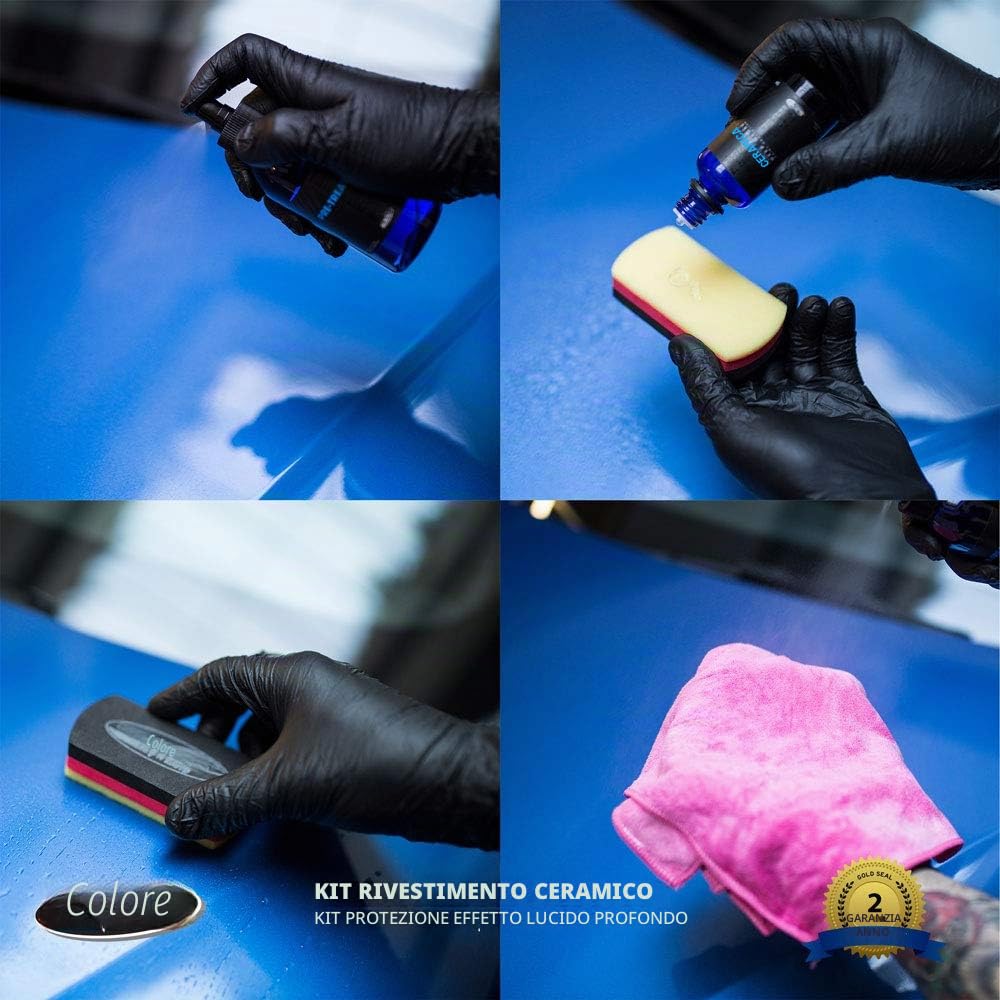 Kit di protezione della vernice dell'auto, rivestimento in ceramica 9H, lucido, Color N Drive