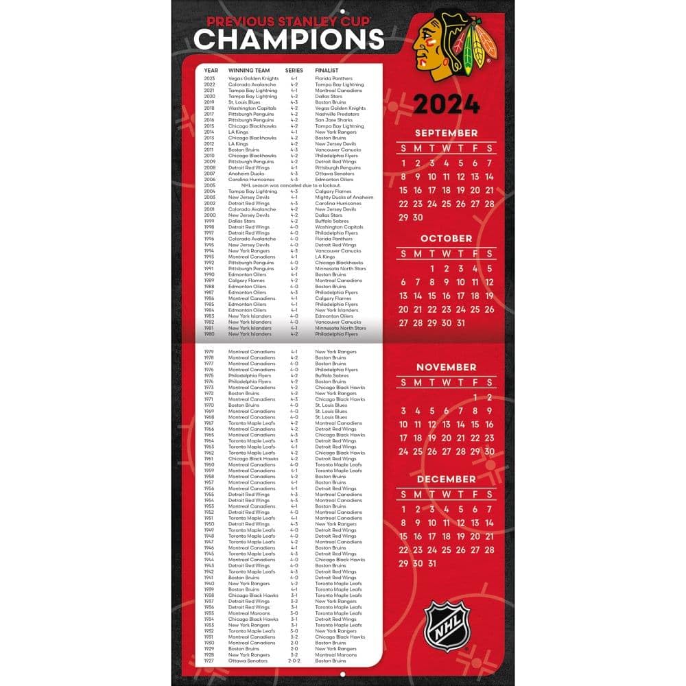 amazon-com-turner-sports-chicago-blackhawks-2025-mini-wall-calendar-25998040584-office-products