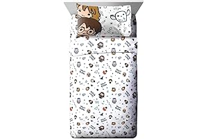 Jay Franco Harry Potter Charms 3 Piece Twin Sheet Set - Super...