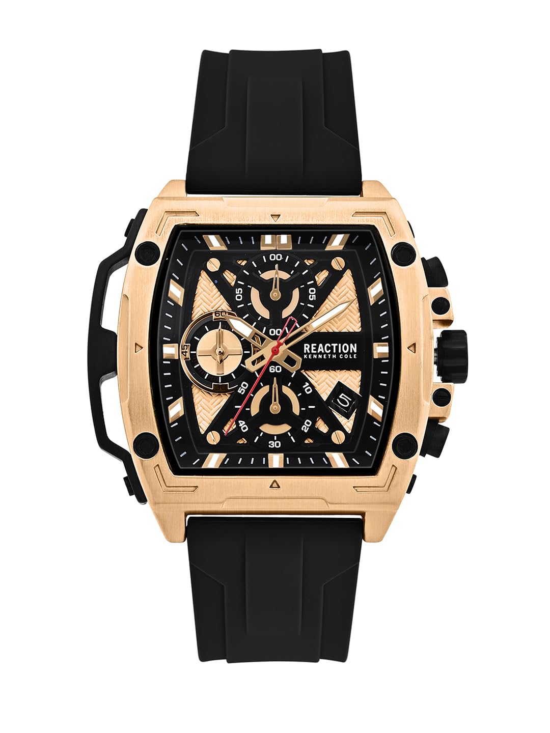 reaction by kenneth cole Kenneth Cole Reaction Chronograph Rose Gold Dial Watch for Men -KRWGO0071202-picture-29