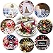 360 Pcs Mini Gift Bows Bulk Christmas Small Wrap Bows 1 Inch 6 Color Self Adhesive Mini Holiday Bows Christmas Metallic Bows for Gift Wrapping Christmas Festival Holiday Birthday Party Decor Craft