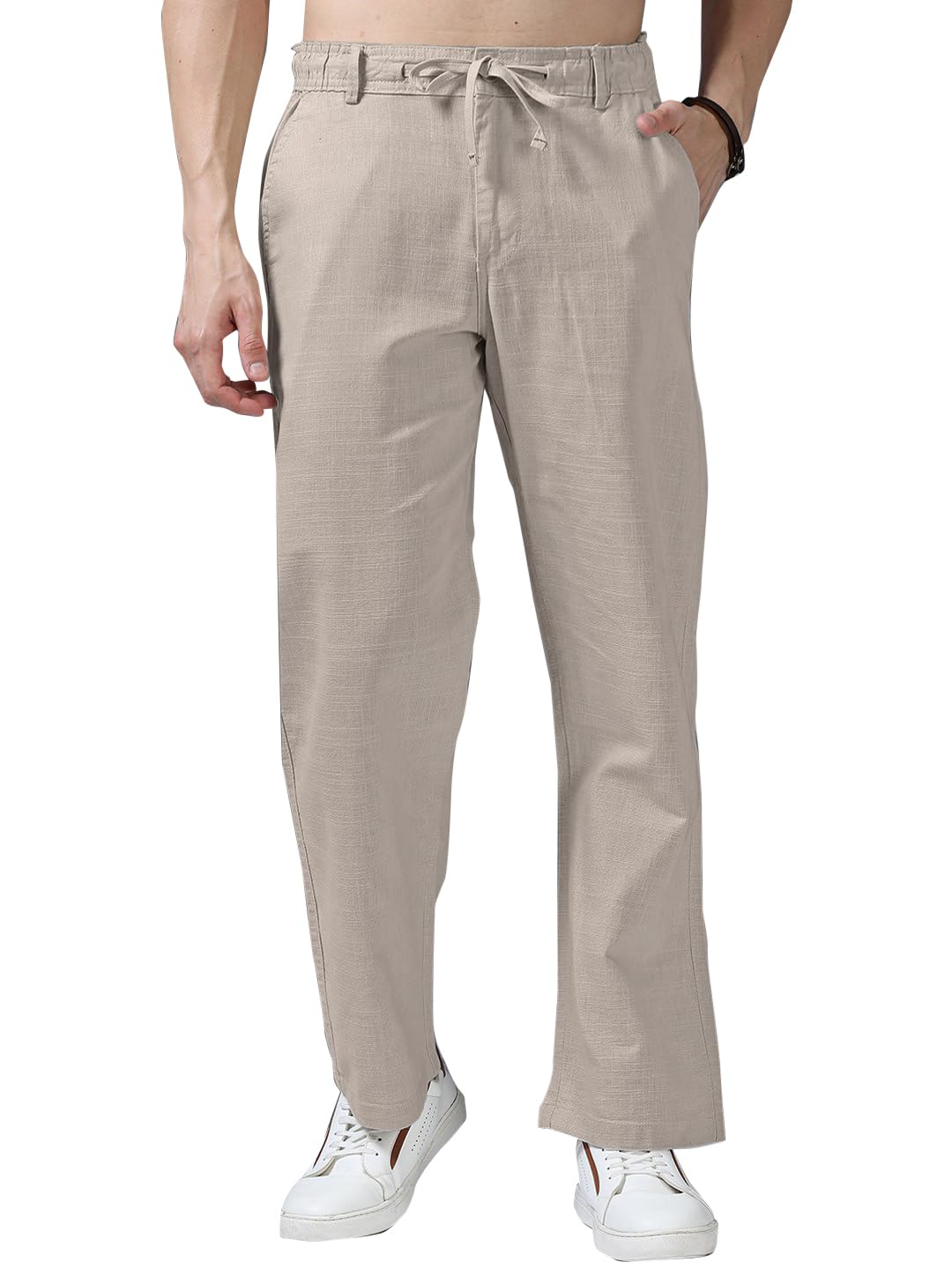 vogaan Men's Cotton Blend Casual Trousers Pants | Stylish Comfortable Trousers for Office Work and Outings-picture-19