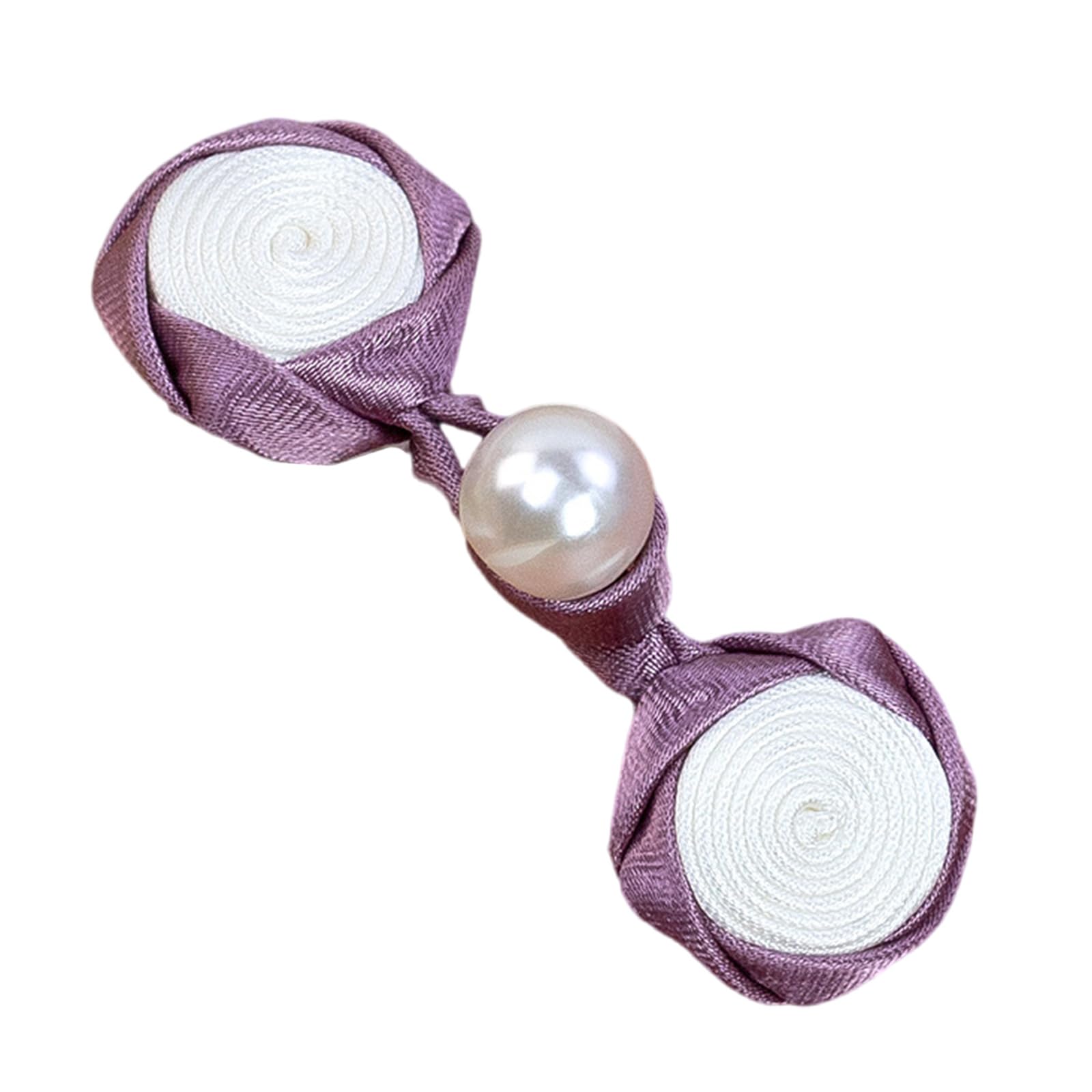 Carotoe B Cheongsam Uttons Fasteners Pearl Rose Flowers Chinese Owknot Uttons Handcrafts Clothing Decorative Decorations Cheongsam
