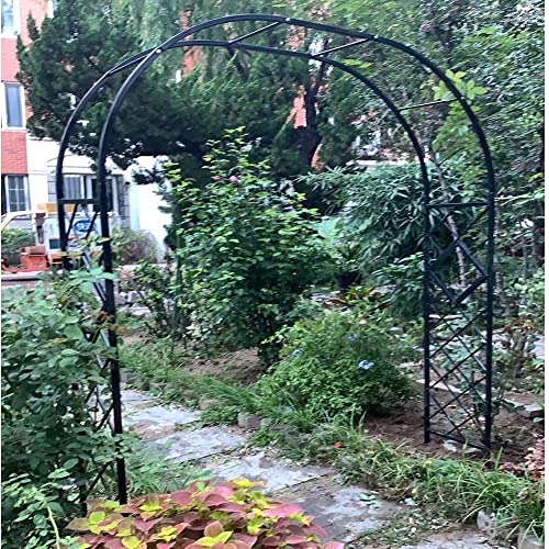 YFYYF Arco De Jardín De Metal Resistente Enrejado De Rosas Arcos De Boda Decorativos Pérgola para Plantas Trepadoras Rosas Vides, Alto 230cm, Ancho 140cm 180cm 220cm 260cm 300cm 340cm Selección Cover