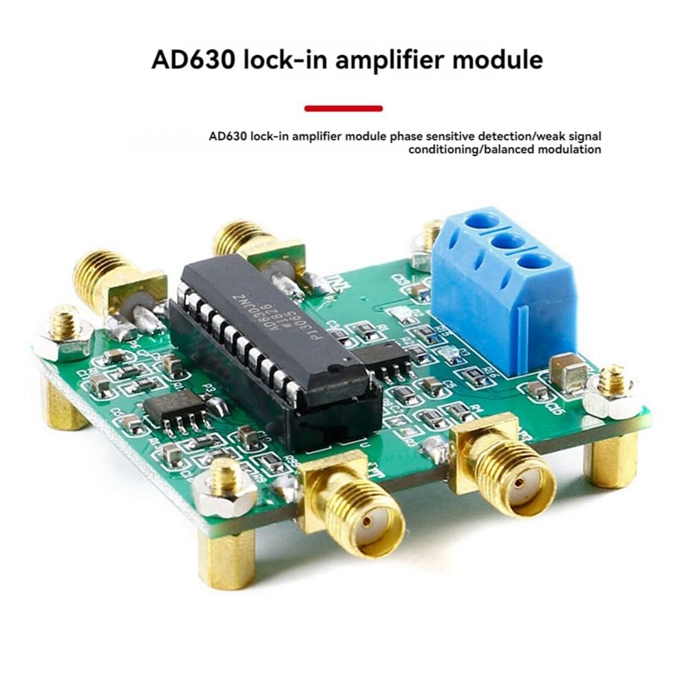 Breeshy AD630 Lock-In-Verstärkerplatinenmodul Symmetrisches Modulatormodul Phasenempfindliche Erkennung Schwache Signalaufbereitung
