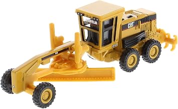 163H Motor Grader Yellow 1/87 HO Diecast Model by Diecast Masters 84403