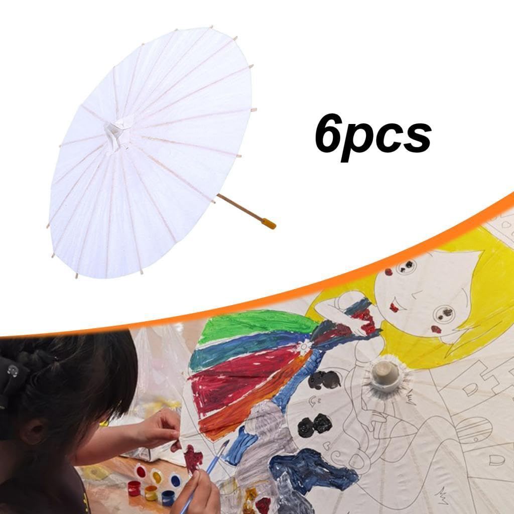 Amazon | Harilla きん 自分で絵を描くための白い紙の傘 - 工芸品に