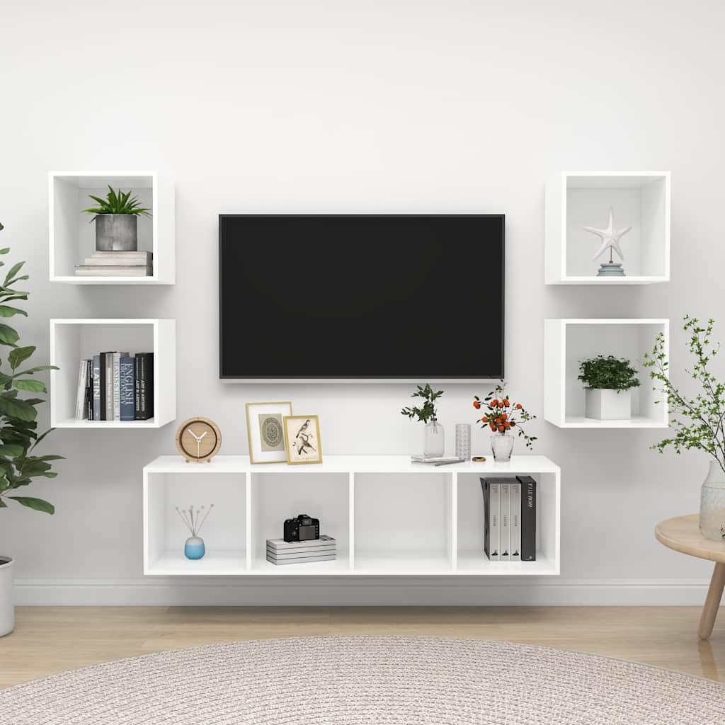 Juego de muebles de salón para eliminar el desorden del salón y organizar la TV