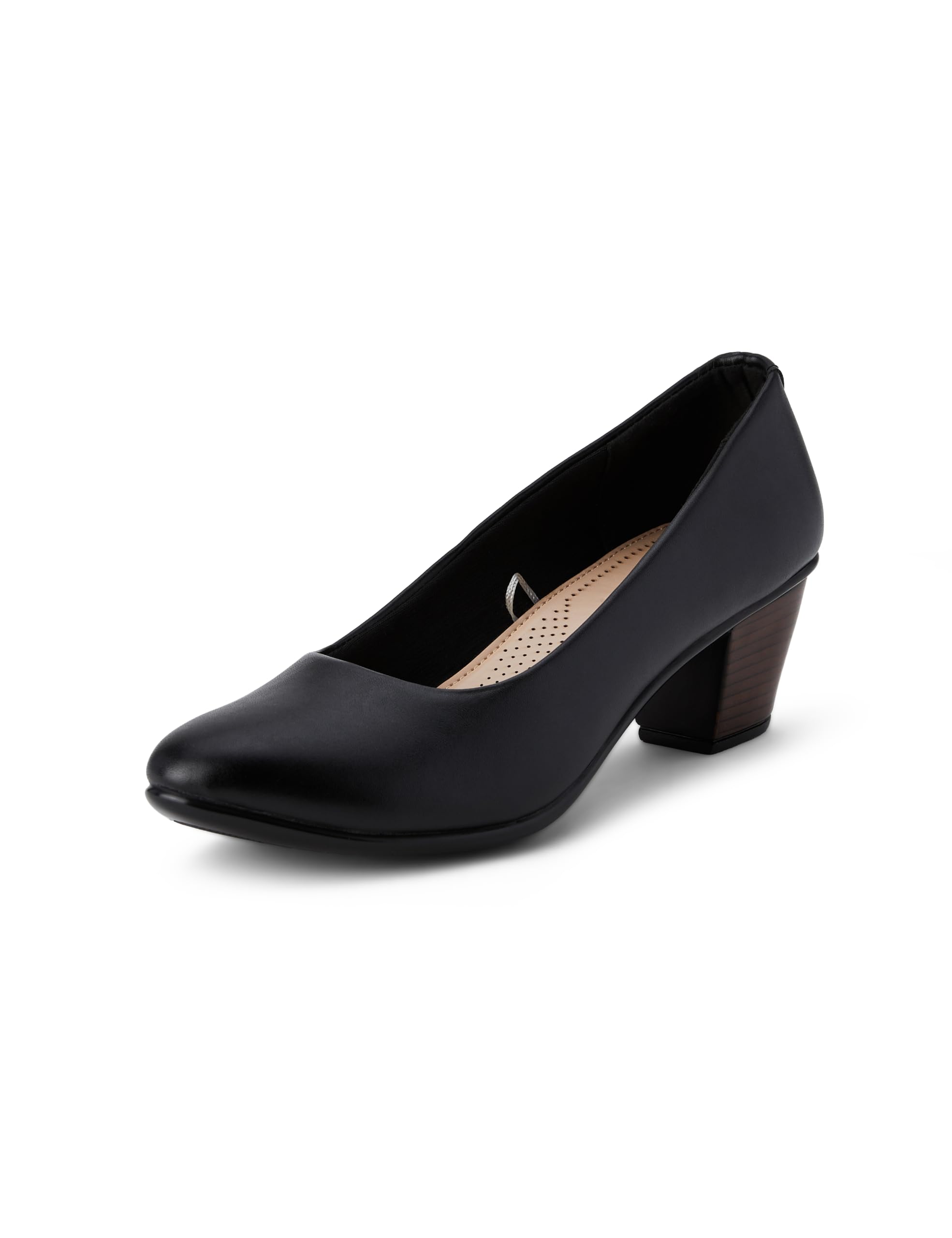 elle Women Slip-On Pumps with Block Heel-picture-12