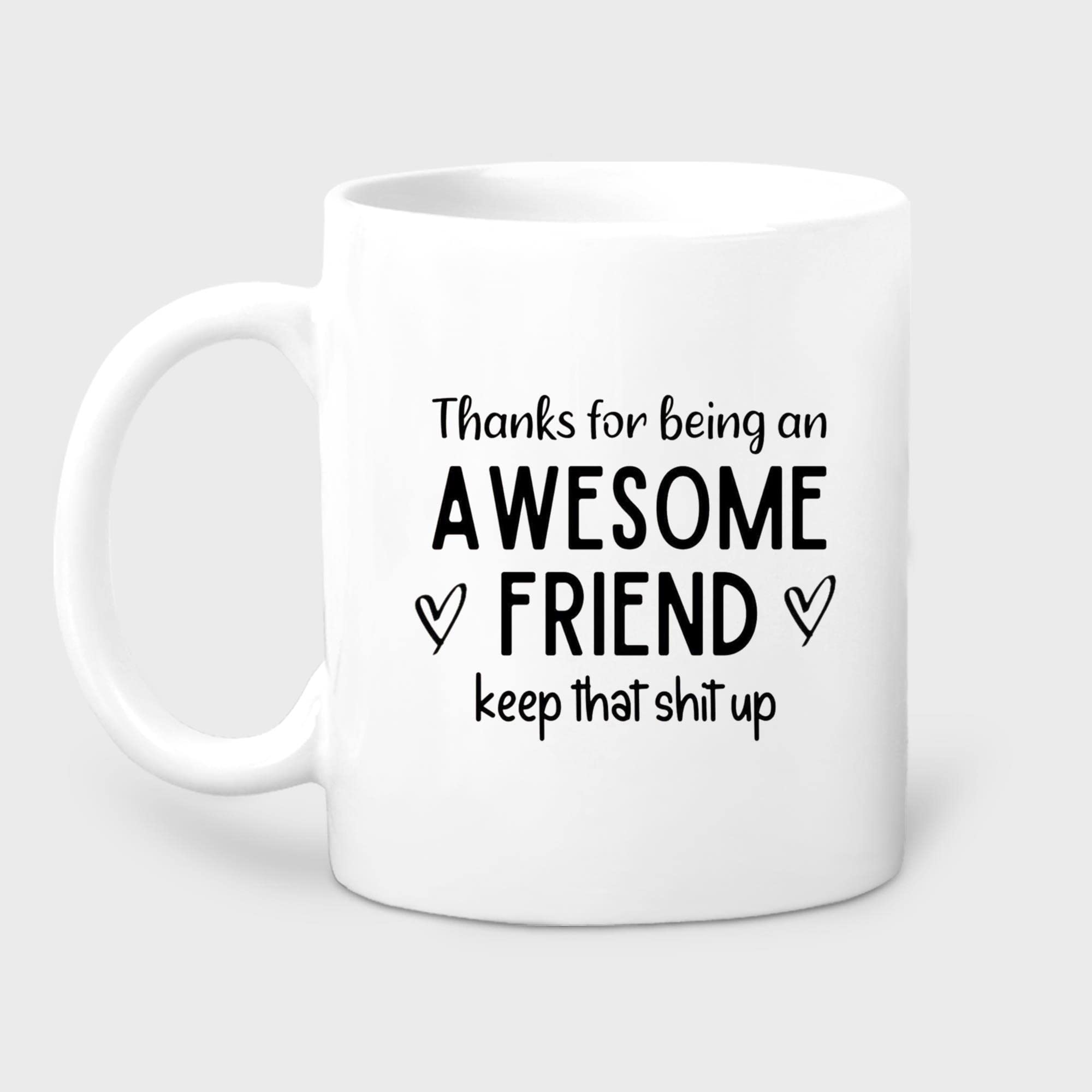 HSIRYAOHD Friendship Mug Funny Coffee Mug Gift for Friend BFF Mug Gifts for Best Friends Long Distance Mug 11 Oz