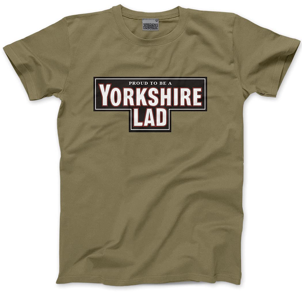 Hotscamp Unisex Khaki Yorkshire Men's T-Shirt - XX-Large