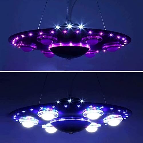 Miniatura 5 de vsGotber Lámpara colgante de techo moderna para dormitorio de niños lámpara de techo para habitación de niños y niñas creativo extraterrestre OVNI