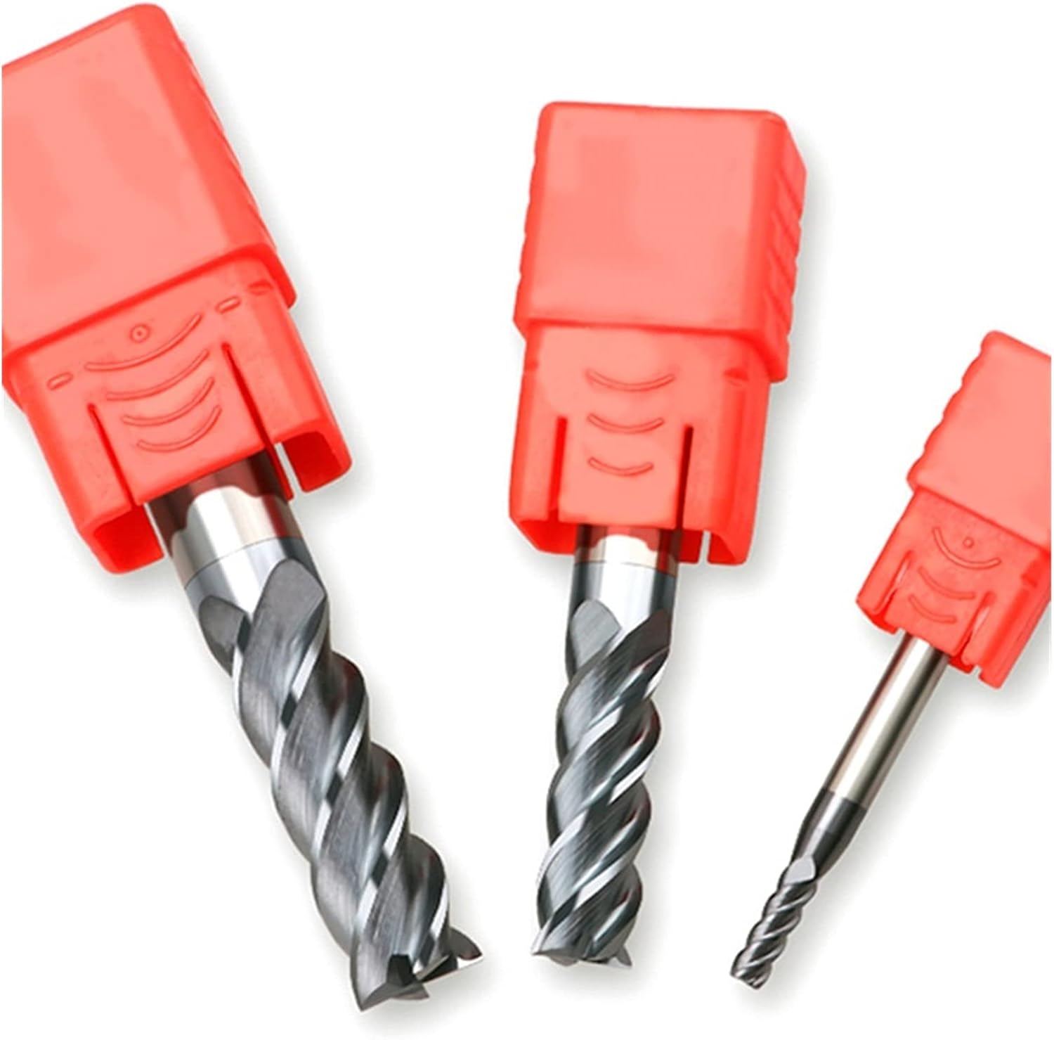 End Mill Cutter CNC Bit Flat End Mill 1 2 4 5 6 8 10 12mm 4Flutes Milling Cutter Stainless Steel Carbide End Mill(D8XD8X100)