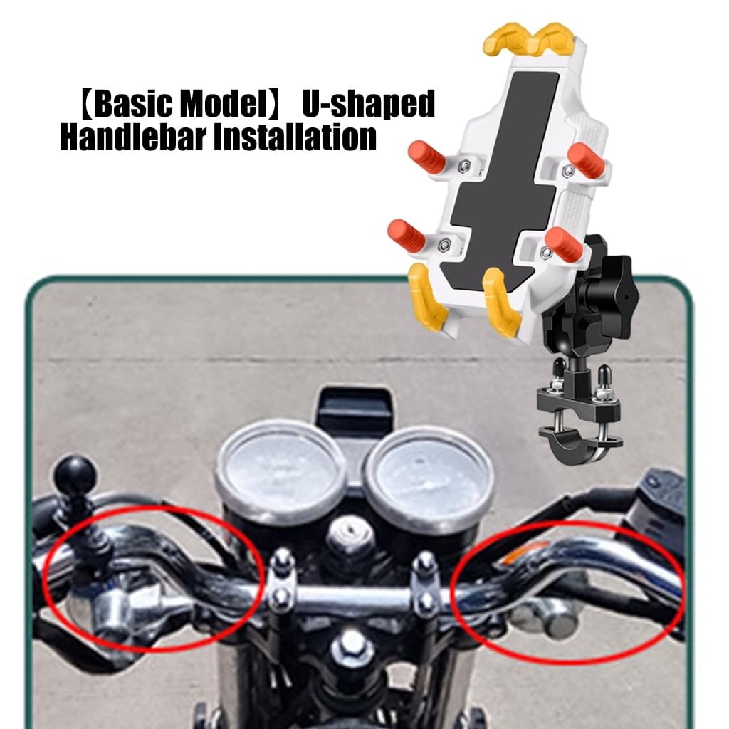 Uchwyt na kierownicę motocykla szybki montaż regulowany kąt trwałość materiały hybrydowe akcesoria rowerowe