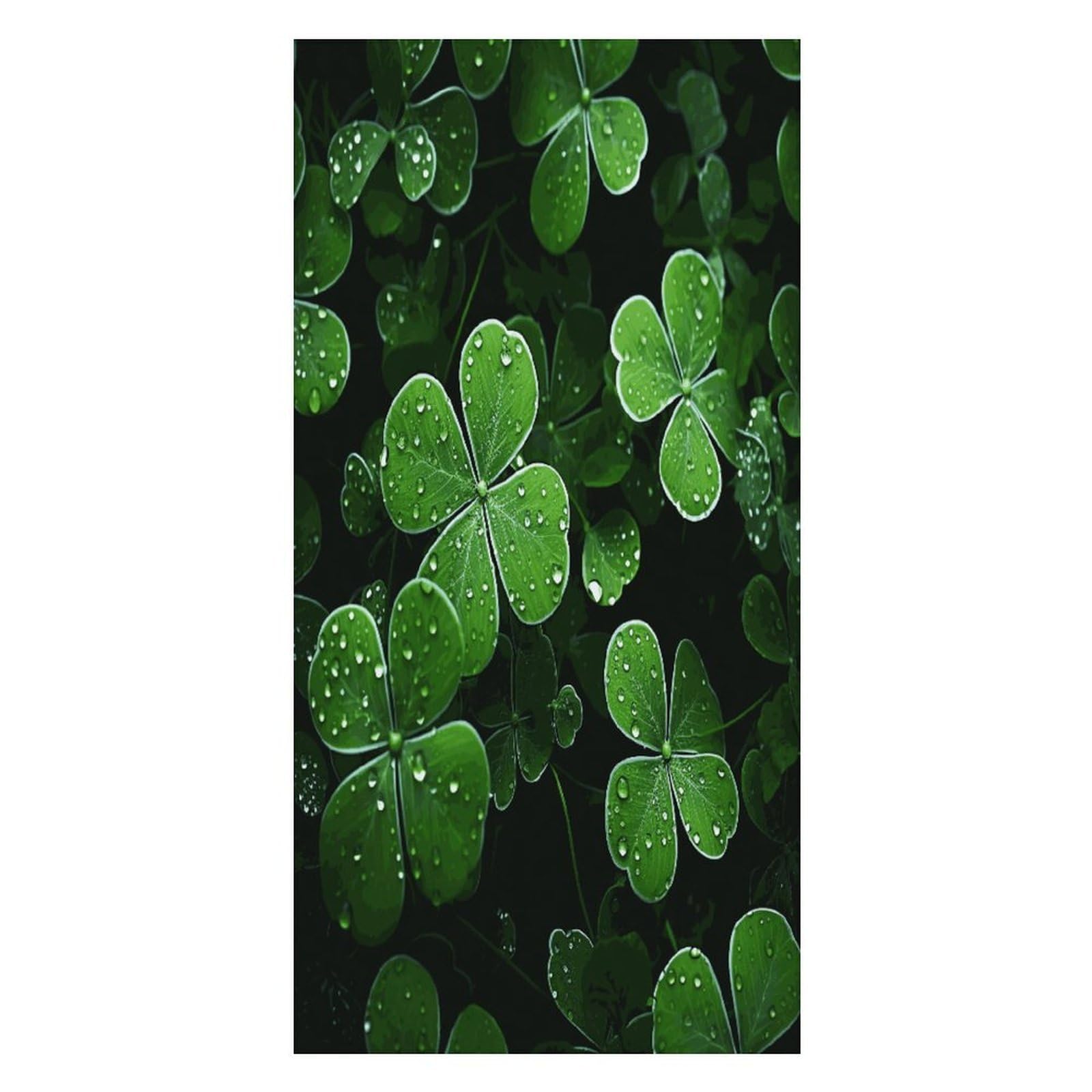 Adfgyerh Unisex Style St Patricks Day Leaves Bath Towels Beach Towel Lightweight Quick Dry, Bath Towel For Travel Sports Pool Swimming Bath Camping Yoga Adults160x80cm