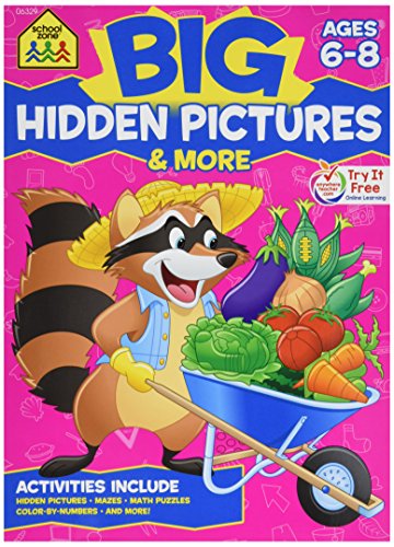 Constructive Playthings SZP06329 - Big Hidden Pictures amp; More WORKBOOK Constructive Playthings SZP06329 - Big Hidden Pictures amp; More WORKBOOK