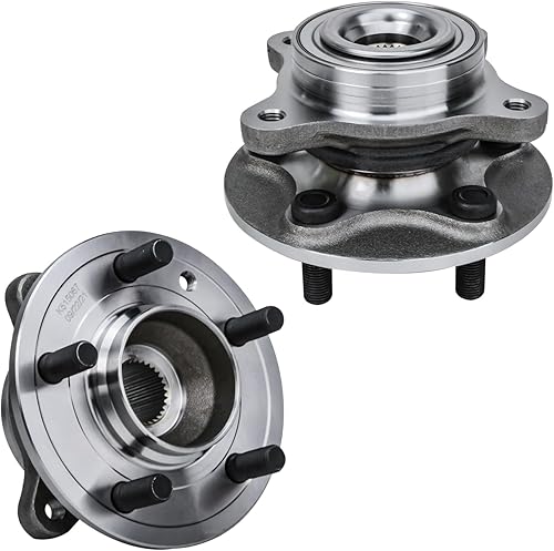 Detroit Axle - 2 bujes de cojinete de rueda delantera para Land Rover LR3 LR4 06-13, Range Rover Sport 2006 2007 2008 2009 2010 2011 2012 2013, 2