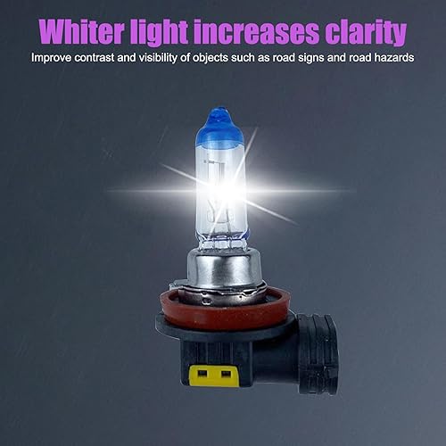 Miniatura 5 de Flygun 2 luces halógenas para automóvil, luces de haz alto de 1000 lúmenes, bombillas de luz baja automotriz, repuesto de bombillas de cuarzo,