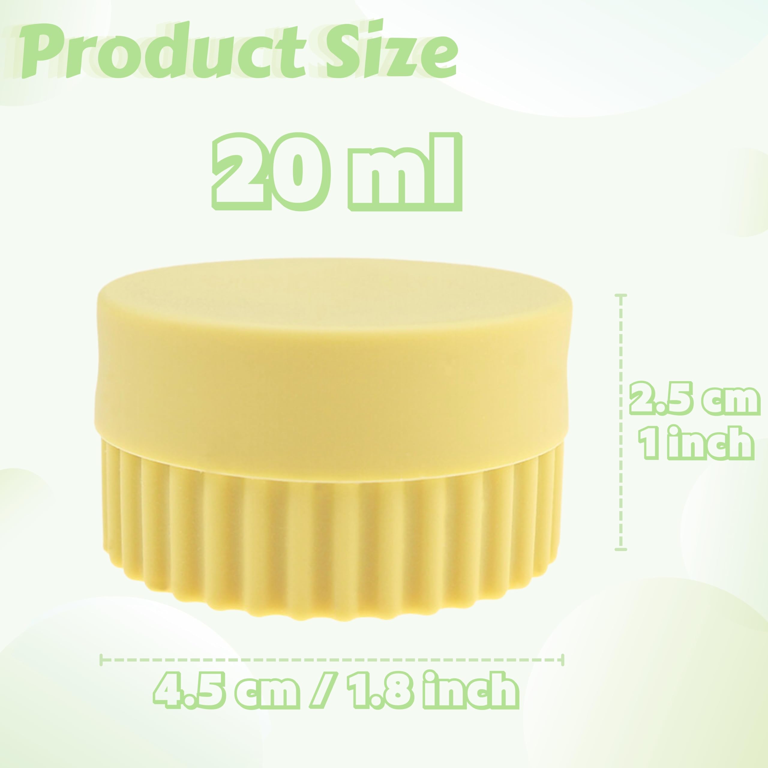 Contenitori Cosmetici In Silicone 20ml - 4 Pezzi Multicolore Per Viaggio E Conservazione - Foto 7