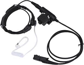 Fone de ouvido para microfone de garganta, Fone de ouvido multifuncional para microfone de garganta com U94 PTT para P6600 para MOTOROLA XiR