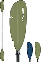 Remo de caiaque Angler com eixo de fibra de vidro e lâmina de plástico, remo flutuante ajustável para caiaque, 220-240 cm/86-94', 240-260 cm/94-102', 260-280 cm/102-110'