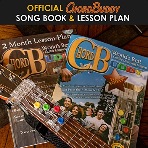 Chordbuddy “Made In The Usa” - Guitar Learning With Songbook, Lesson Plan, App, And Right Handed Chordbuddy - For Acoustic Guitars Only #TOP4