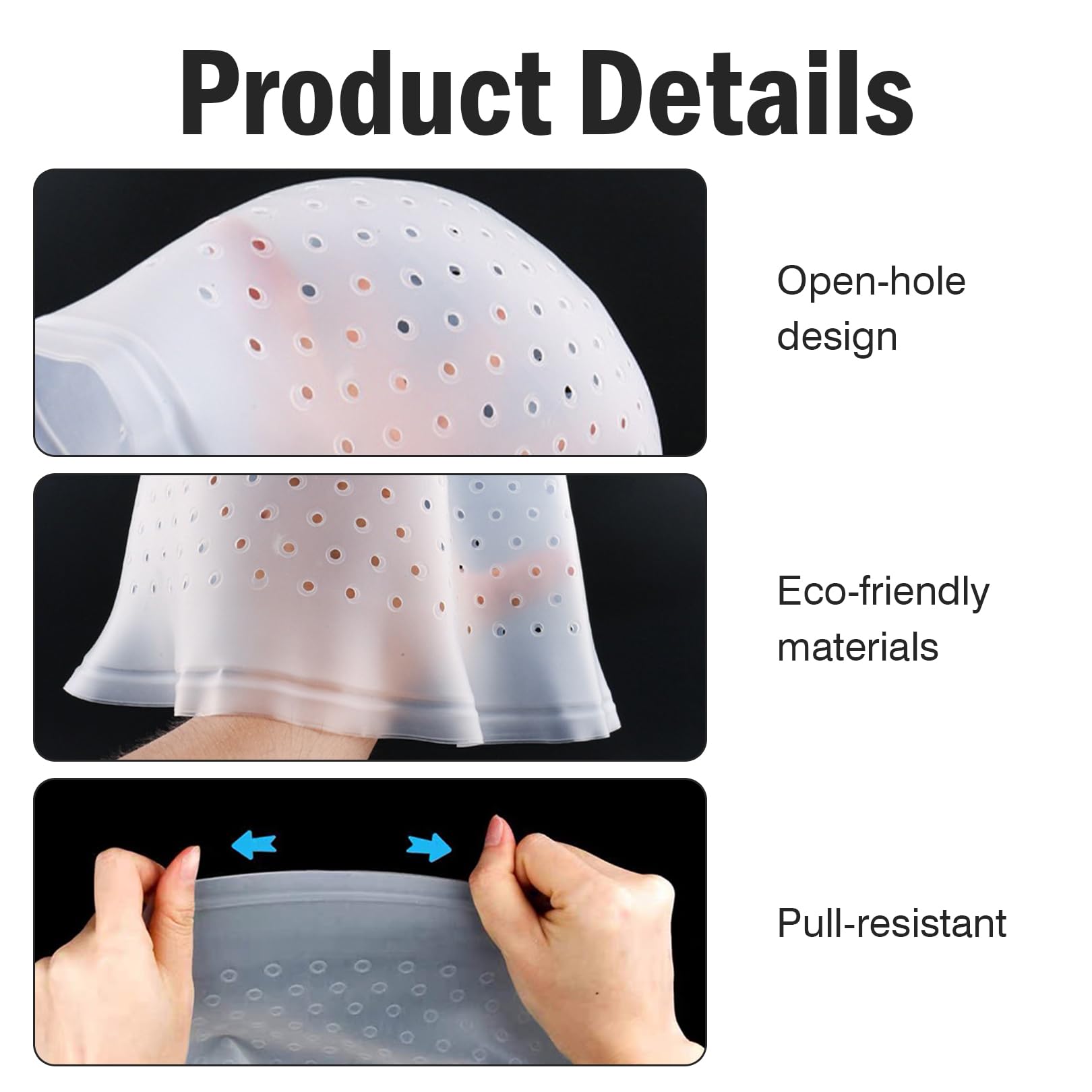Cagoule à mèches pour brins, brins de cheveux, couleur surligneuse, kit de balayage, mèches blondes, kit de balayage de mèches blondes