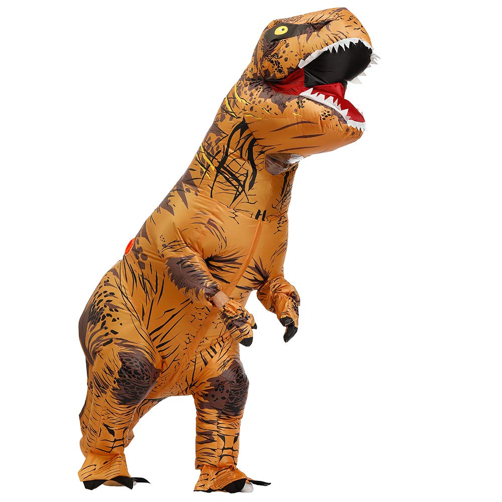 JASHKE Costume T rex Gonfiabile Adulto Costumi Dinosauro Gonfiabili Bambini Costume Halloween Dinosauro