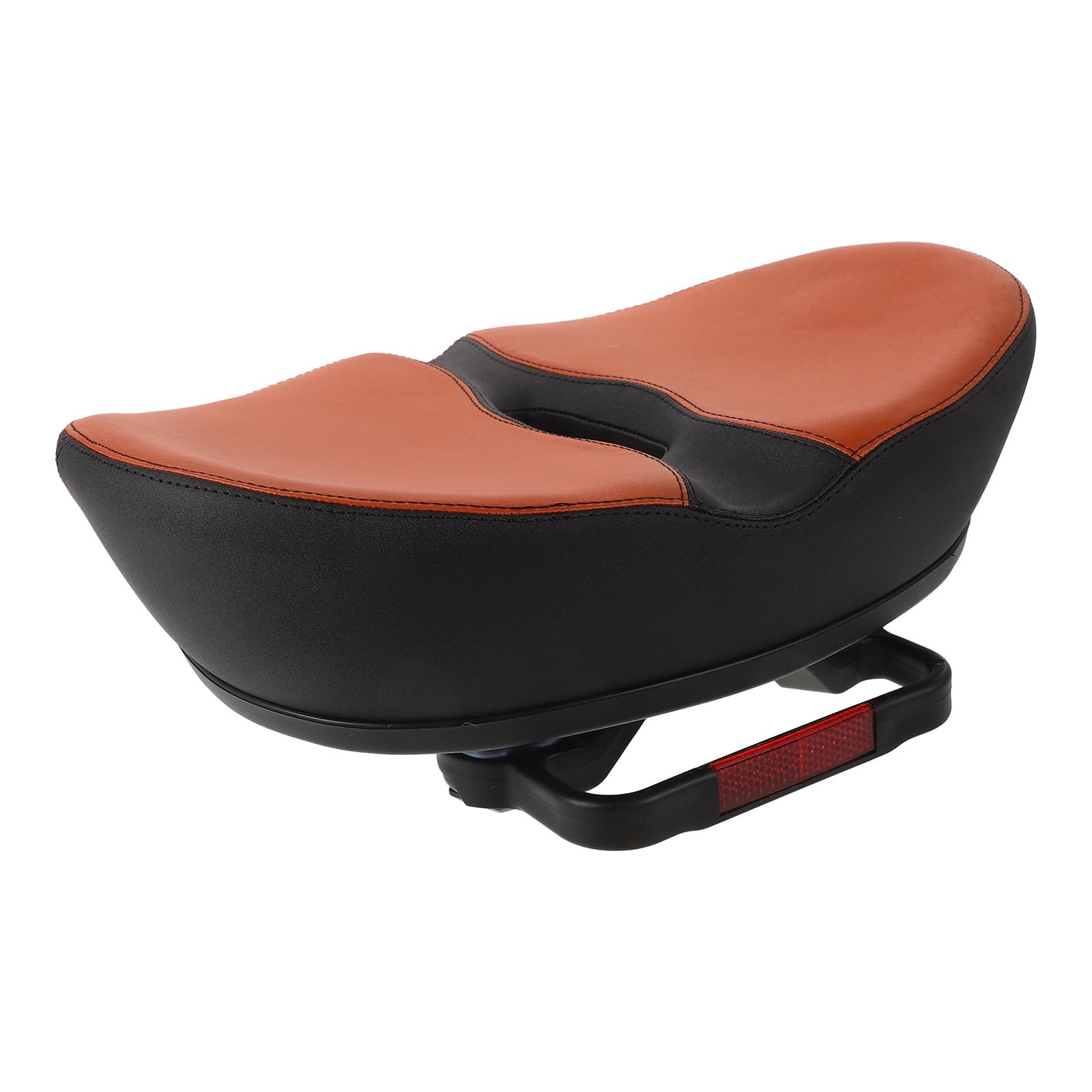 Coussin de Selle de Vélo Large en Mousse PU Antidérapant Rembourré pour Vélo d'Appartement Usage Intérieur et Extérieur Siège Confortable Surdimensionné sans Nez