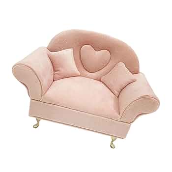 新品☆猫脚ソファー&チェアー型ジュエリーBOX ドールハウス インテリア Amazon.co.jp: X ホットポップコーンドールハウス家具 1/6