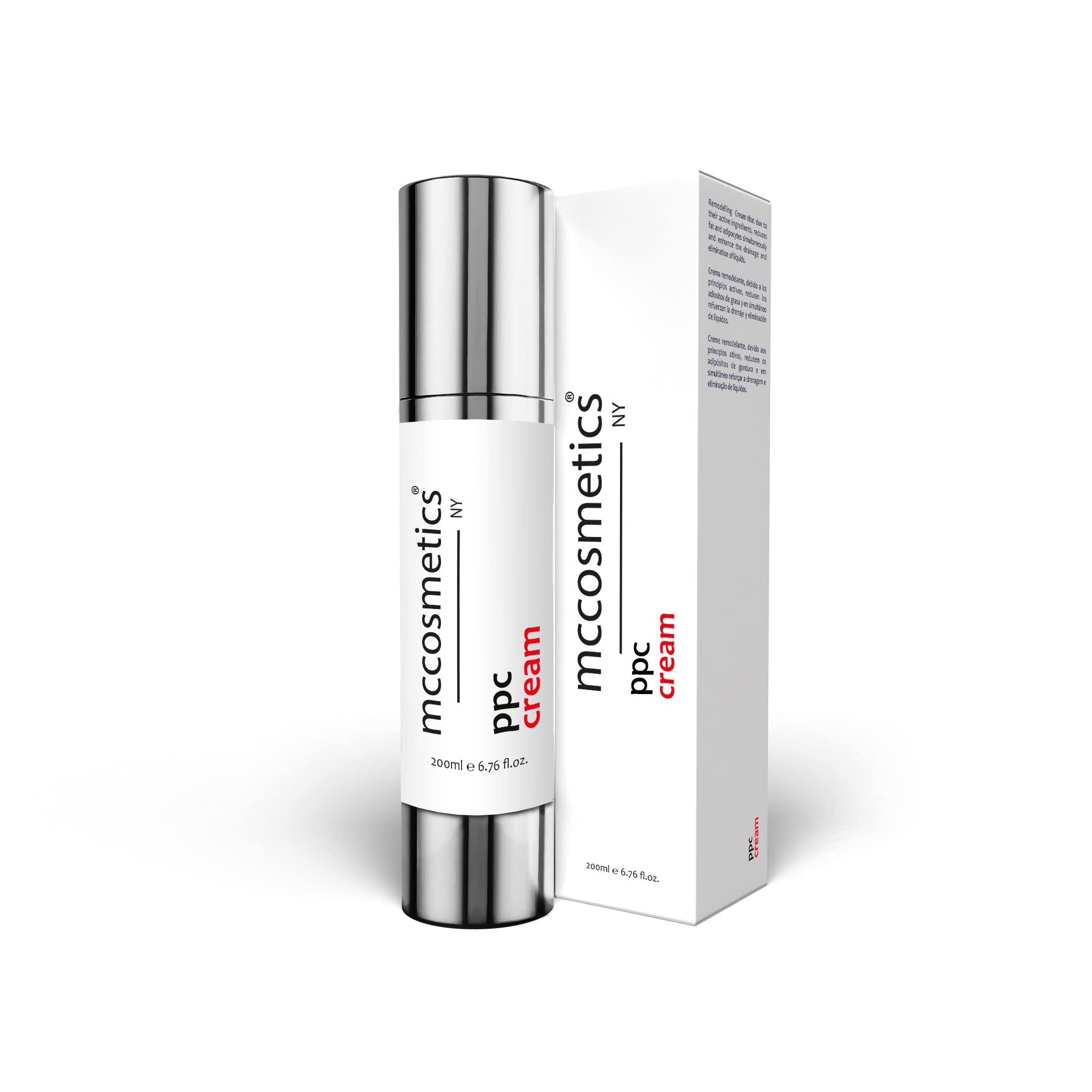 MCCosmetics NY | Crema PPC con fosfatidilcolina, cafeína y L- carnitina | Crema corporal para un aspecto más firme y tonificado | 6.8 fl oz