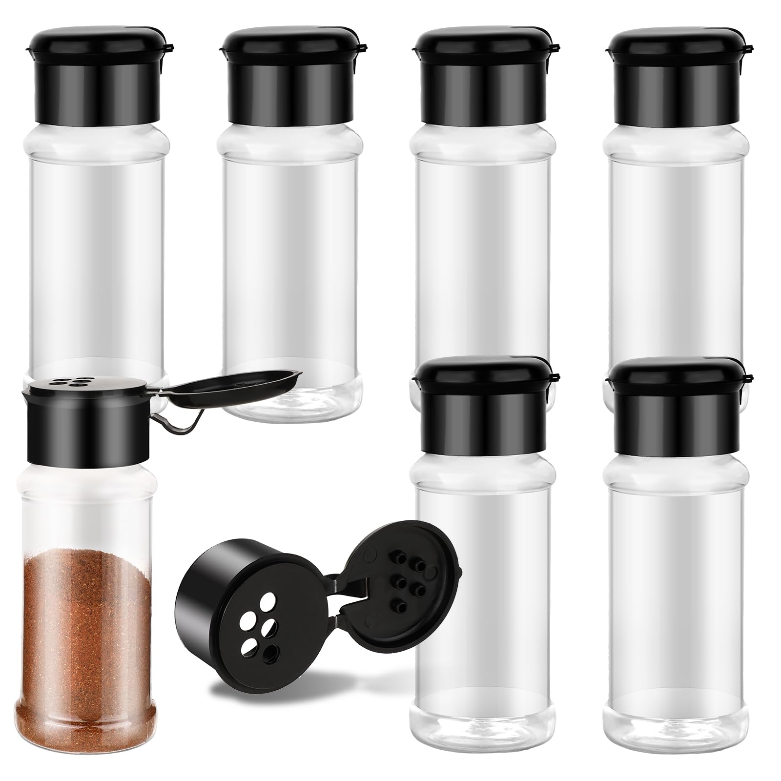 Pcs Spice Jars With Shaker Lids Oz Plastic Desertcart INDIA