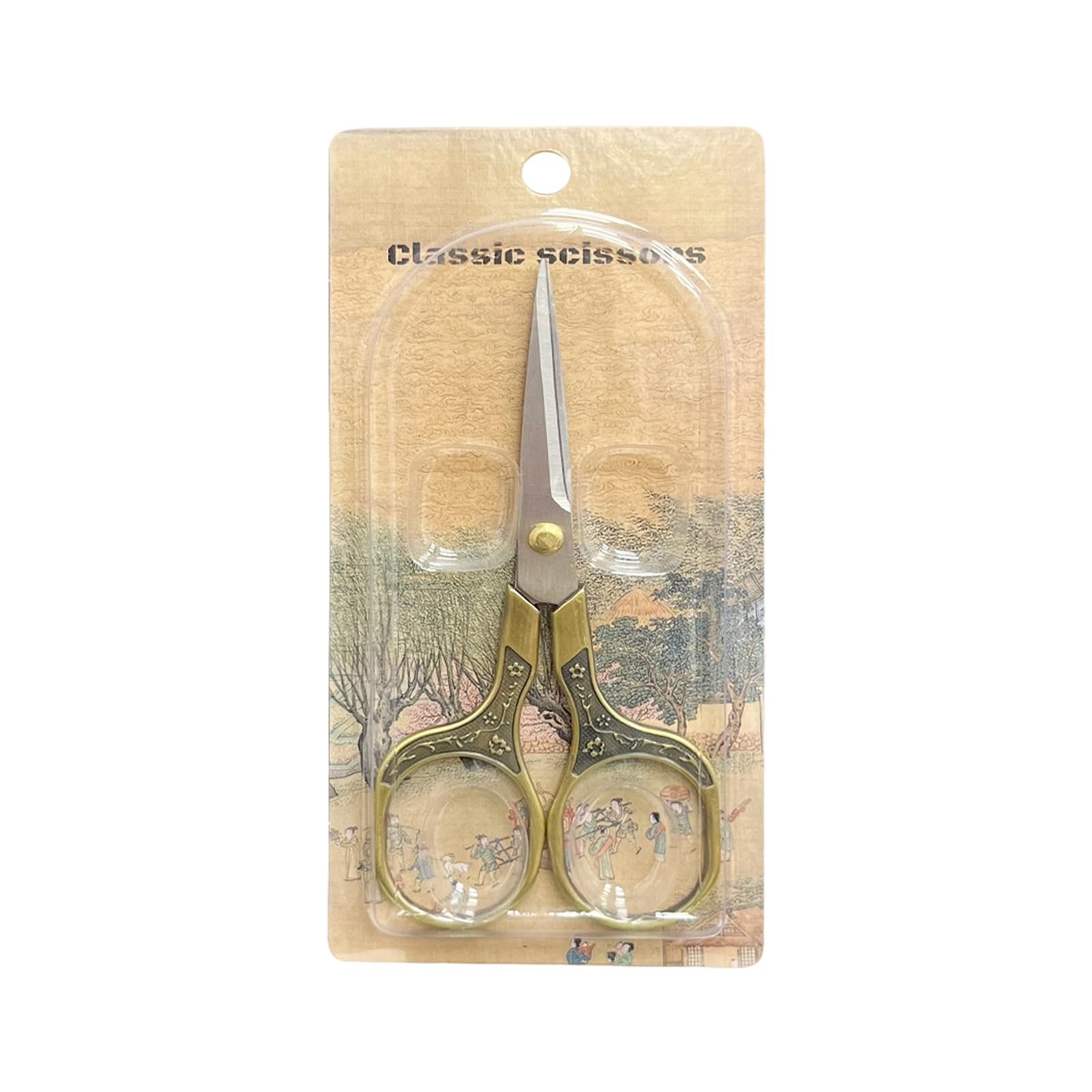 Antique Flower Scissors Decorative Flower Blossom Household Scissors Heavy Duty Metal Ergonomic Sharpened Decorative