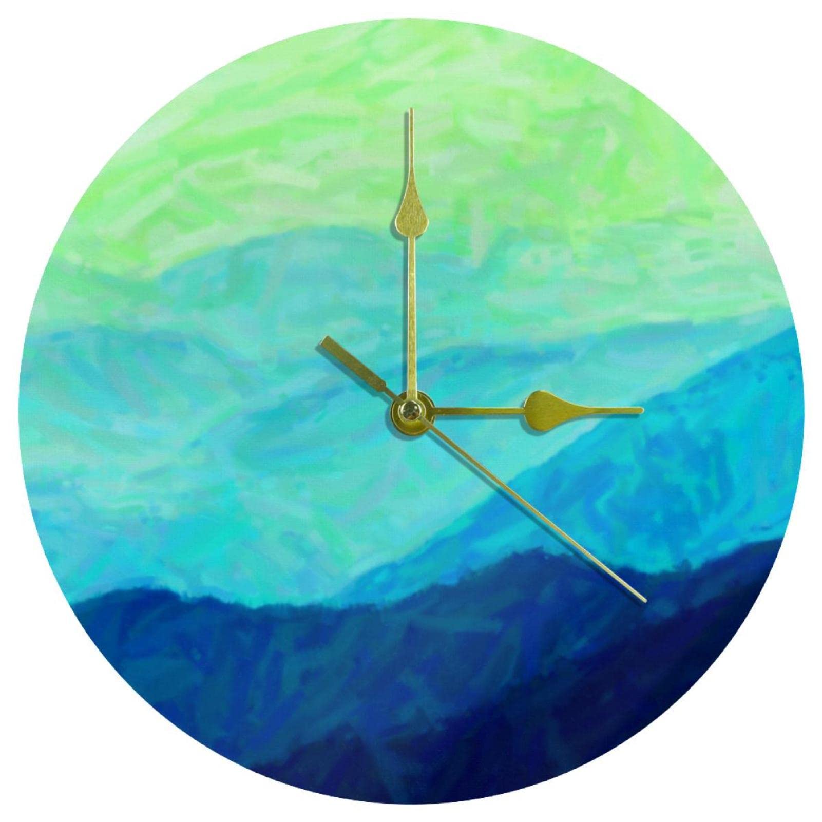 Horloge murale silencieuse sans tic-tac avec mécanisme à quartz en acrylique