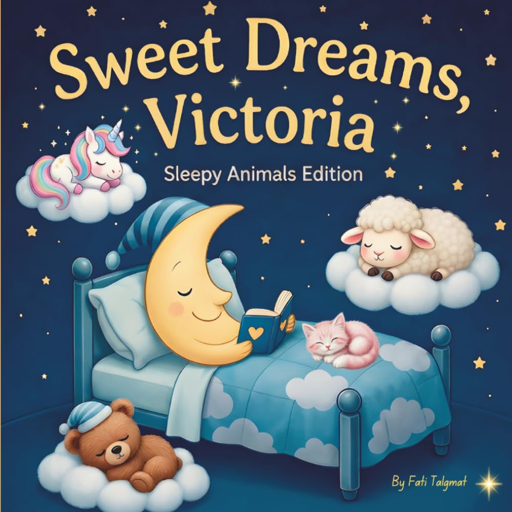 Sweet Dreams Victoria: Personalized Children's Bedtime Story book for Babies & Kids | perfect birthday gift idea for Victoria's | Gentle Rhymes, ... Victoria Drift Into Sweet Dreams Every Night.