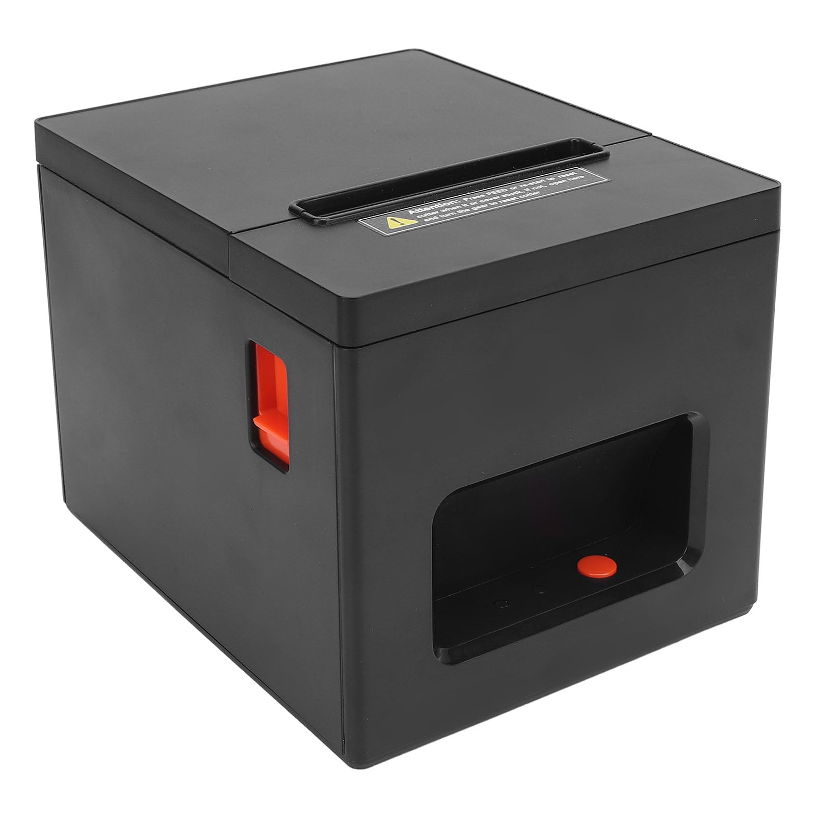Tosuny 80 mm Thermobondrucker, POS Drucker Unterstützt RJ11 Kassenschublade, 180 Mm/s Hochgeschwindigkeitsdruck, 203 DPI für Restaurant Einzelhandelsgeschäfte (Black)