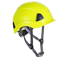Portwest PS53 Casco di Sicurezza Leggero per Lavori in Altezza, Giallo