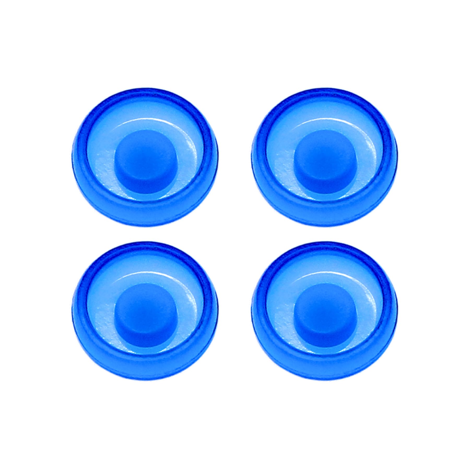 4 Pcs Overdenture Retention Male Cap 1.2 lbs (Blue 1.2 lbs Strong Retentive Caps)