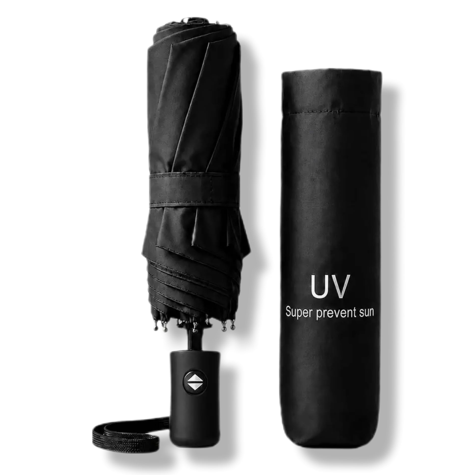 Gujas UV Protection Compact Folding Umbrella For Men & Women || Windproof, Waterproof Travel Umbrella with Storage Case || Sun & Rain Protection || Lightweight Portable Umbrella-image-45
