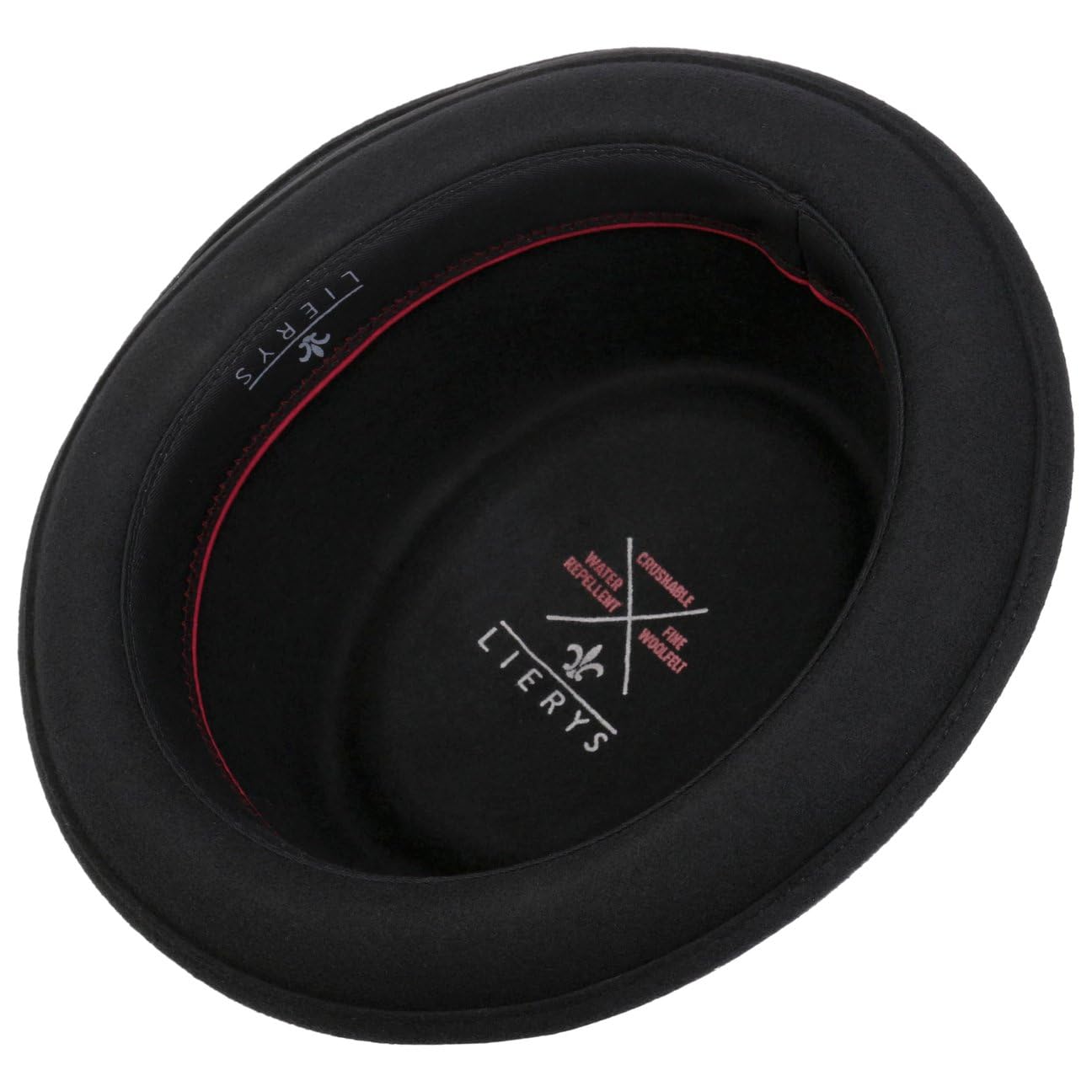 Lierys Crosbyton Sombrero Pork pie Plegable Repelente al Agua Hombre Otono Invierno