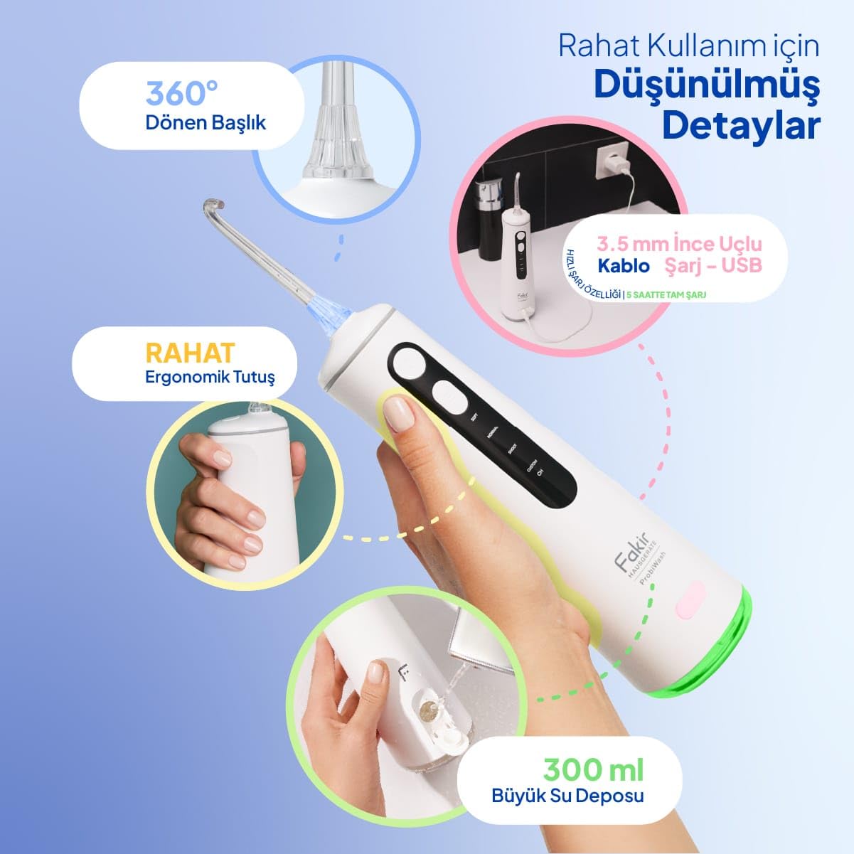Fakir Probiwash 7in1 Ağız Duşu