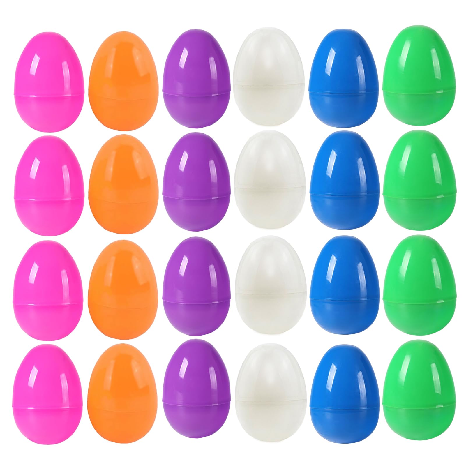 Pack De 12 Huevos De Plástico De Colores Surtidos – Perfectos Para Rellenar Con Dulces Y Usar En Juegos De Pascua O Fiestas Infantiles