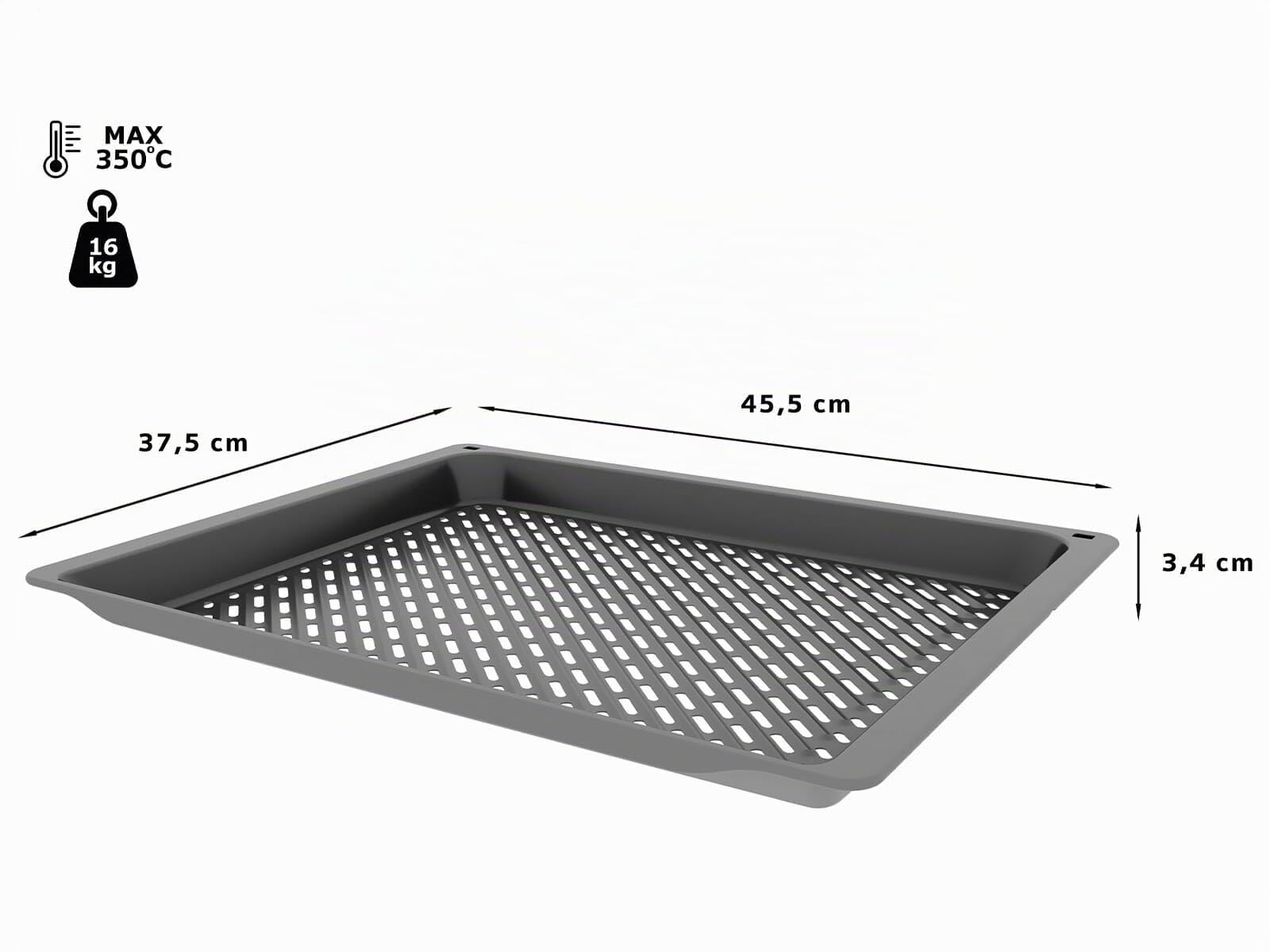 Bosch HEZ629070 - Teglia Air Fry, colore: Antracite
