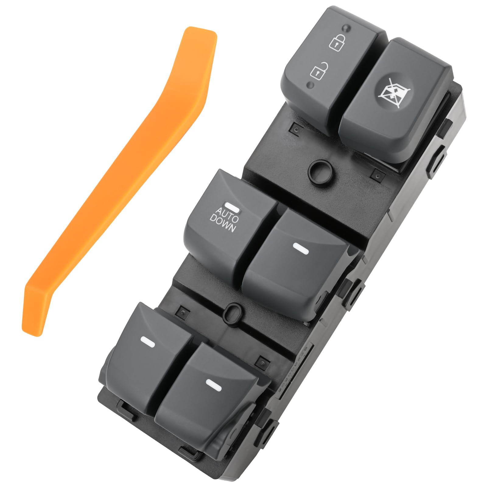 Sianxaido 93570-3X031RAS Gray Master Power Window Switch Compatible with Elantra 2011 2012 2013 2014 2015 1.8L 2.0L L4(AUTO Down)